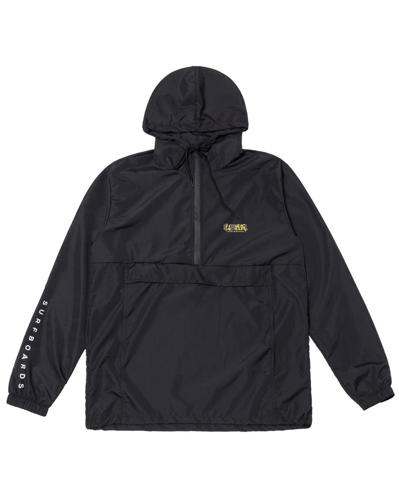 Corta Vento Surfavel Anorak Yellow Tag Mix (Preto) : Corta vento