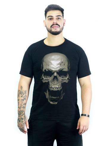 Camiseta Blunt Caveira Branca - Skull Shop Br