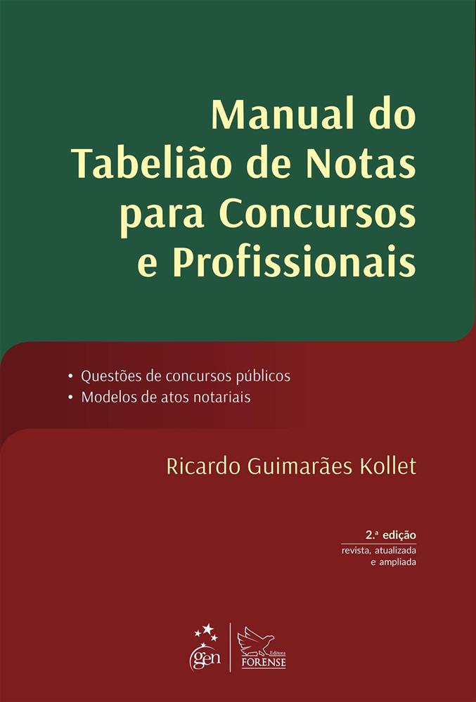 Manual do Tabelião de Notas para Concursos e Profissionais