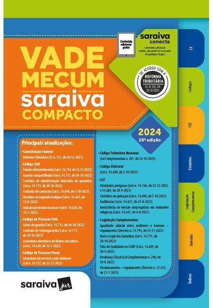 Vade Mecum Compacto Saraiva - 28ª Edição - 2024