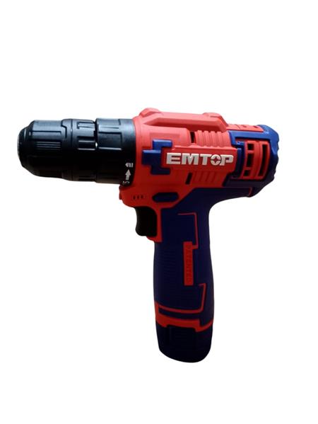 PARAFUSADEIRA E FURADEIRA EMTOP A BATERIA 12V/1,5AH COM 96