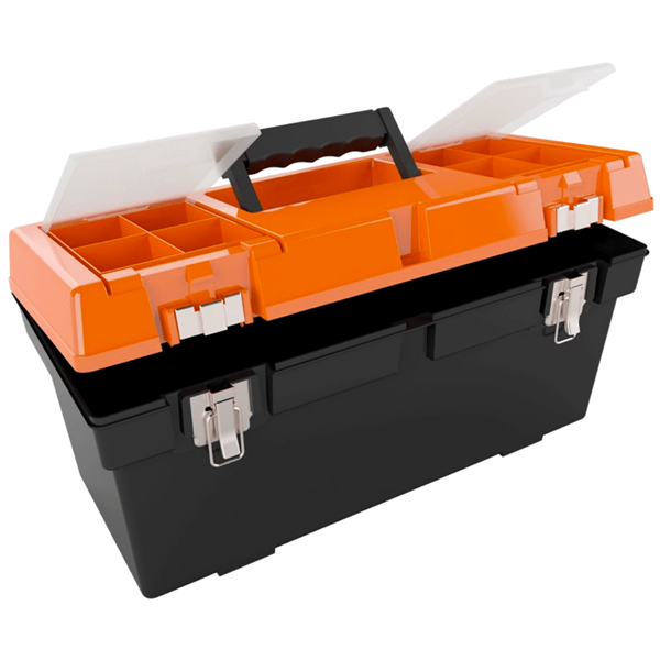 Caixa Para Ferramentas Cargo Metasul 19 Pol - 50x22x24cm :