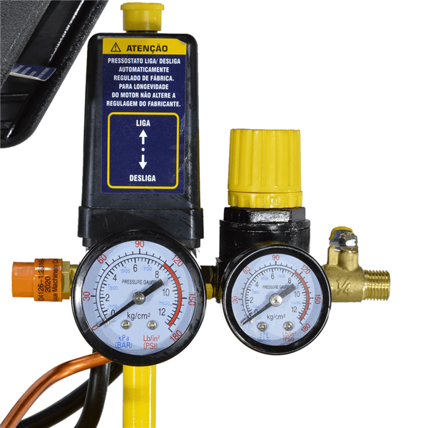 Compressor Ar Mega Air Portátil 8,6pcm/24L 2HP 220V Ferrari