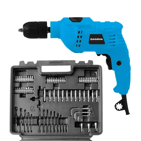 Furadeira De Impacto Gamma C/ Kit 650w 127v - G1905k/BR1 :