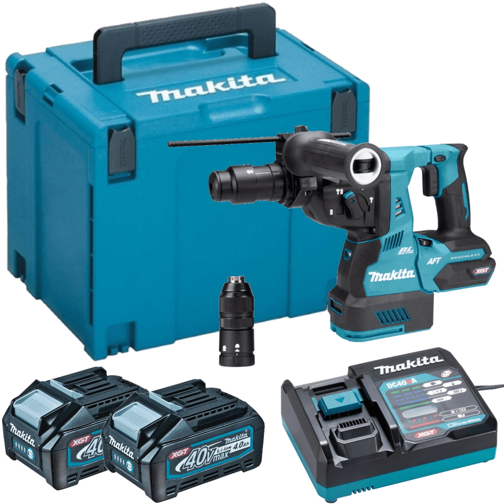 パタパタ Martelete Combinado 40v 28mm Hr004gm201 220v Makita Xgt 4ah : Uso