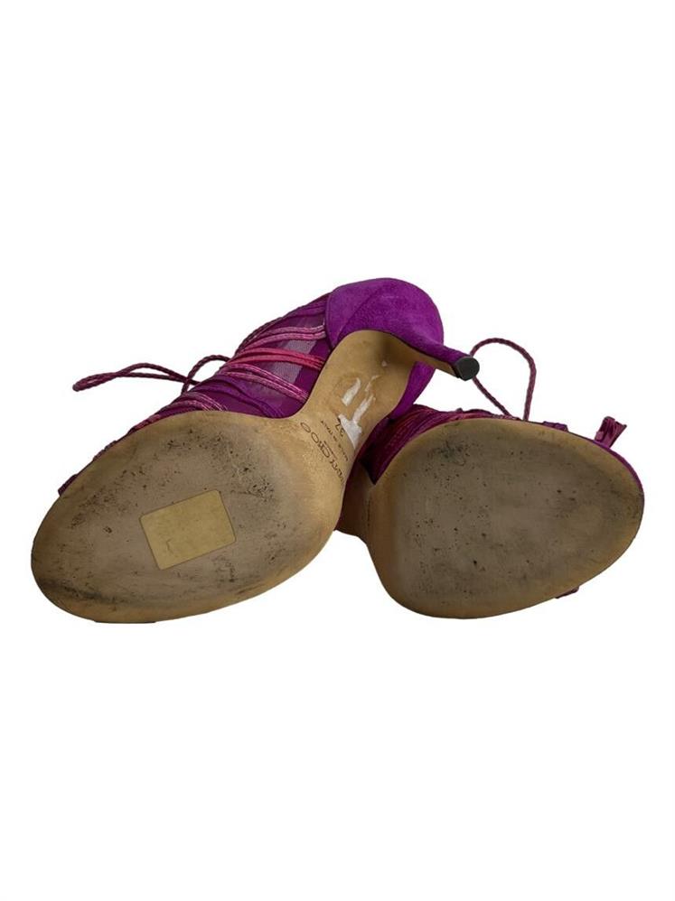 SANDALIA JIMMY CHOO TULE ANCLE BOOT HORTENCIA 36 : Sapatos : Trash