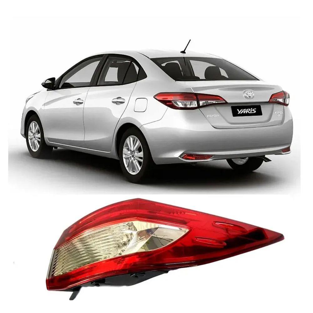 Lanterna Traseira Original Yaris Sedan 2018 2019 Com LED Canto Modelo Koito