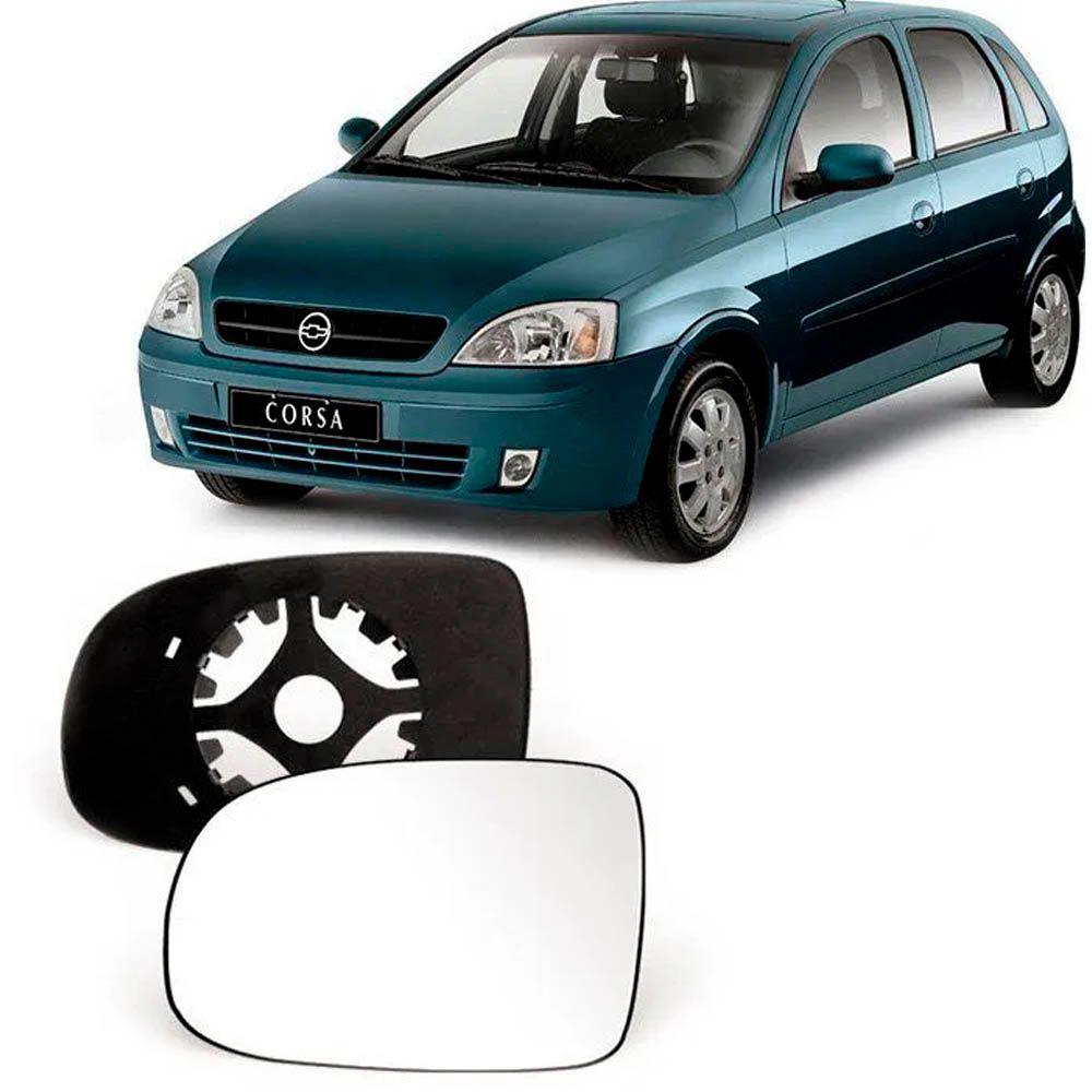 Lente Espelho Retrovisor Corsa 2002 2003 2004 2005 2006 2007 2008 2009 ...