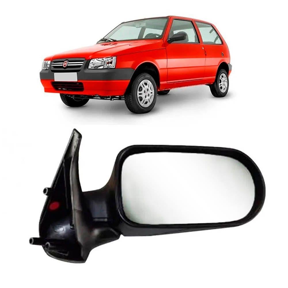Retrovisor Uno Fire Flex 2006 a 2010 2 Portas Sem Controle