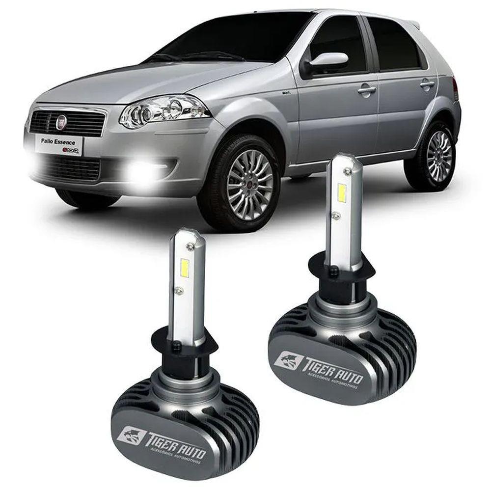 Kit Lampada Super Led Farol Milha Fiat Palio G4 2008 2009 4000 lumens ...