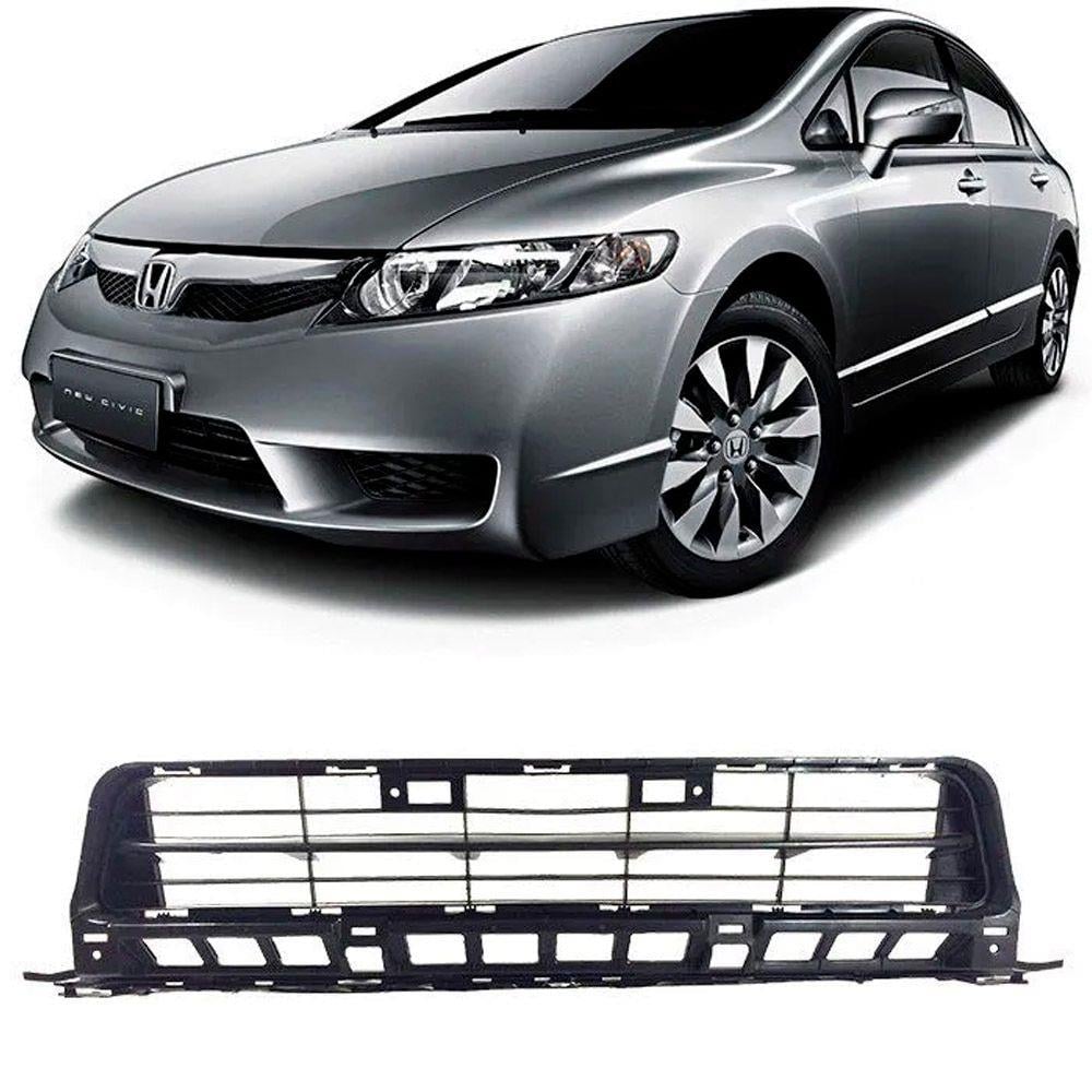 Grade Central Parachoque Dianteiro New Civic 2009 2010 2011