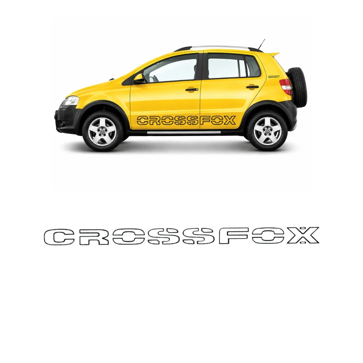 Emblema Adesivo Crossfox Lateral