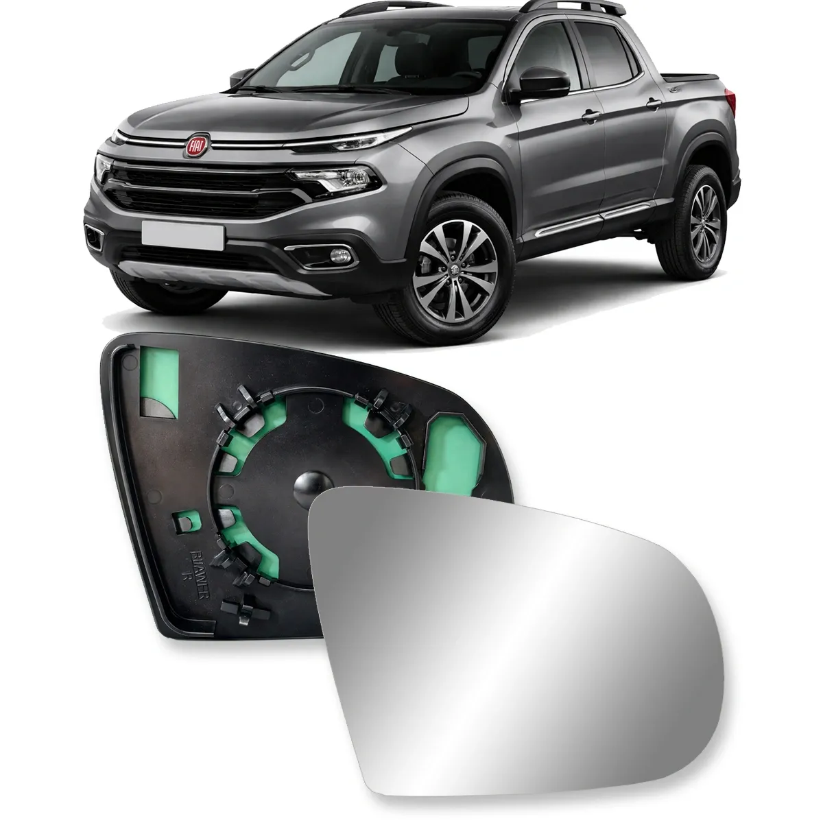 SIMUERO：Espejo 12号 Lente Espelho Retrovisor Toro 2016 a 2022 Subconjunto