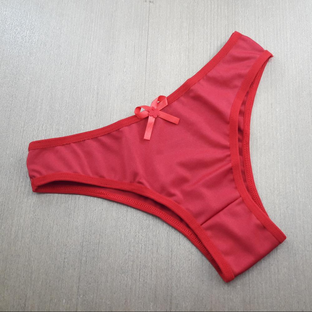 Red, Women's Thong Panties
