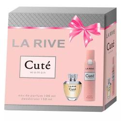Kit Cutê La Rive Feminino - Eau de Toilette 100ml Desodorante 150ml - La Rive Atacado