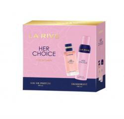 Kit Her Choice La Rive Feminino - Eau de Toilette 100ml  Desodorante 150ml - La Rive Atacado