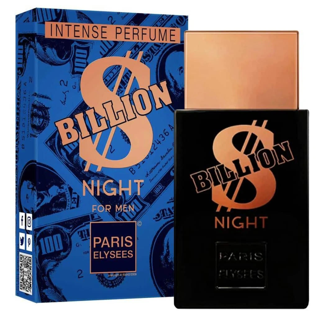 Billion Night Paris Eysees - Perfume Masculino 100ml - Lançamento Paris Elysees - Atacado Paris