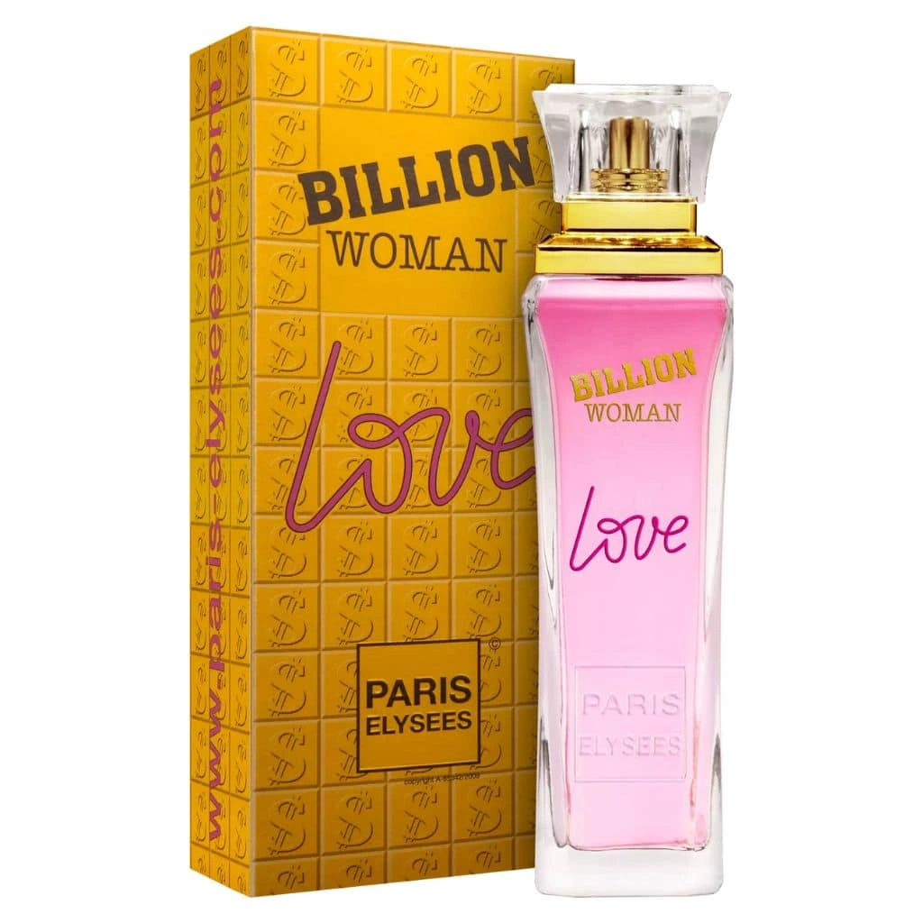 Billion Woman Love Paris Elysees Perfume Feminino de 100 Ml - Paris Elysees Atacado