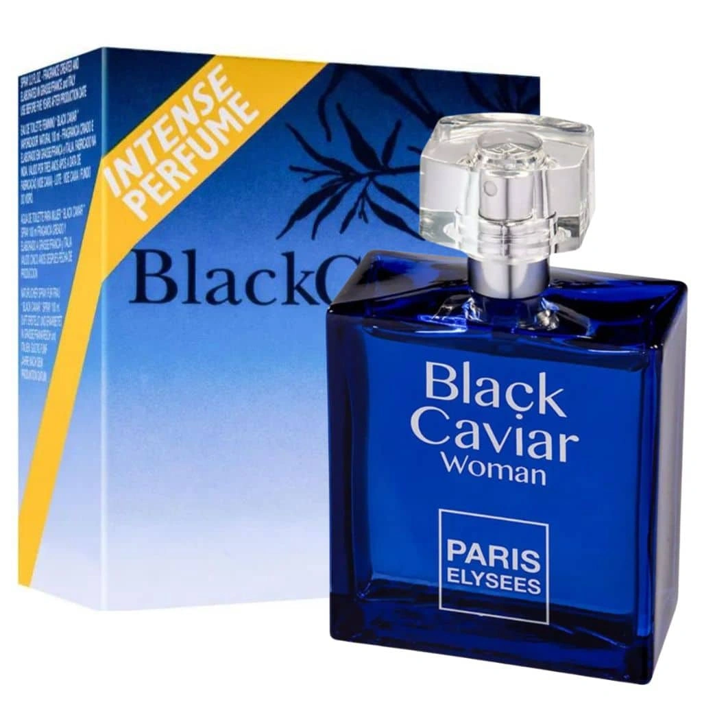 Black Caviar Woman Paris Elysees Perfume Femino de 100 Ml - Atacado Paris Elysees