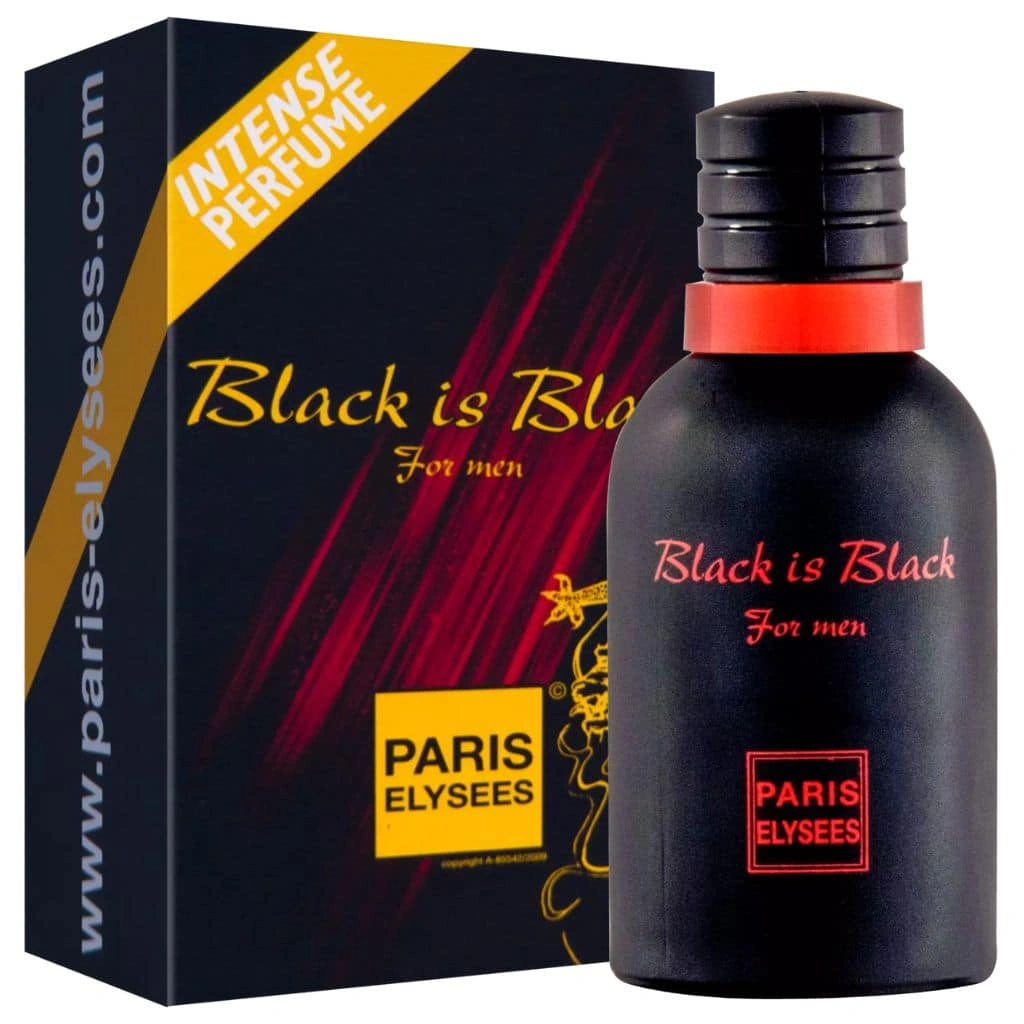 Black Is Black Paris Elysees Perfume Masculino de 100 Ml - Paris Elysees Atacado