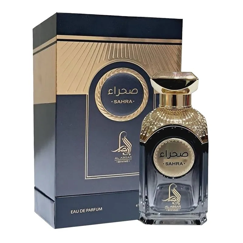 Divine Sahra Al Absar Perfume Árabe Masculino EDP 100ml - Atacado de Perfumes Árabes Al Absar