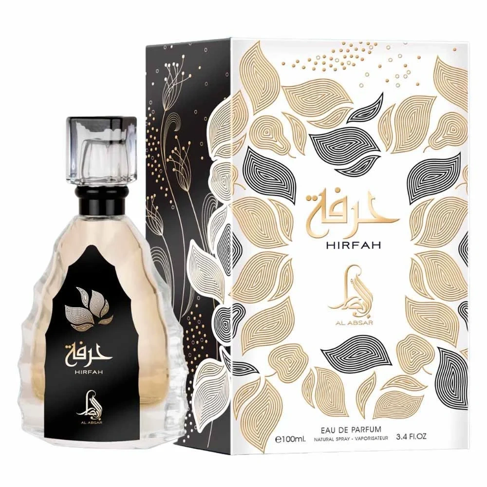 Hirfah Al Absar - Perfume Unisex - EDP 100ml - Atacado de Perfumes Árabes Al Absar