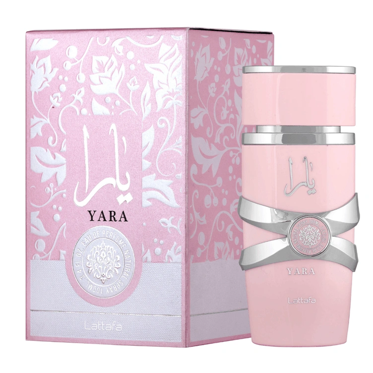 Yara Lattafa Perfume Feminino EDP 100mL - Perfumes Árabes Lattafa no Atacado