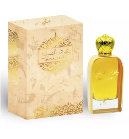 Khadlaj Oud Al Sabah Perfume Árabe Feminino EDP 100ml - Perfume Árabe Khadlaj no atacado