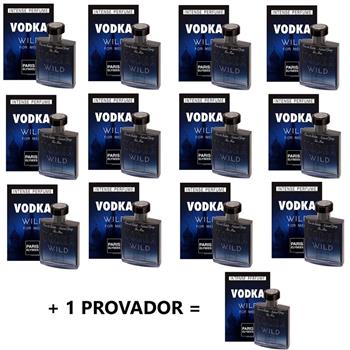 KIT COM 12 Vodka Wild Paris Elysees + UM PROVADOR 100 Ml - Atacado Paris Elysees