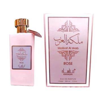 Malikat Al Arab Rose Manasik Perfume Árabe Feminino EDP 100 ml - Manasik Atacado