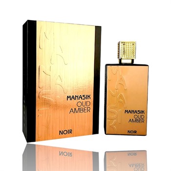 Oud Amber Noir Manasik - Perfume Árabe Feminino EDP 100ml - Manasik Atacado