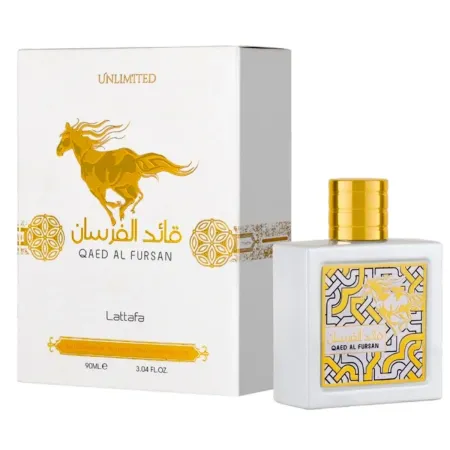 Qaed Al Fursan Unlimite Lattafa EDP Unissex 90 ml - Perfumes Árabes Lattafa no Atacado