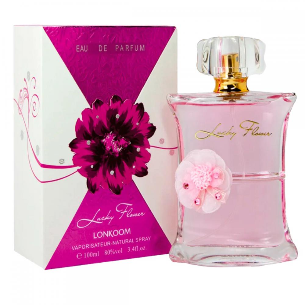 Lucky Flower Lonkoom Perfume Feminino  EDP 100ml - Lonkoom Atacado