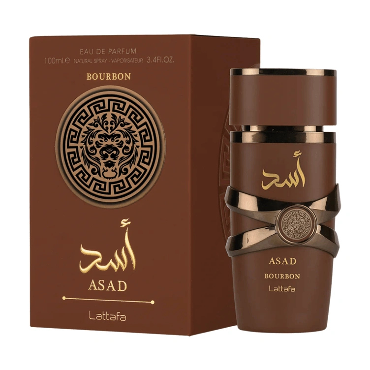 Asad Bourbon Lattafa Perfume Árabe Masculino EDP 100ml - Perfumes Árabes Lattafa no Atacado