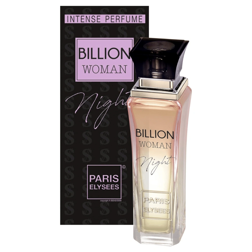 Billion Woman Night Paris Elysees Perfume Feminino 100ml - Lançamento Paris Elysees - Atacado