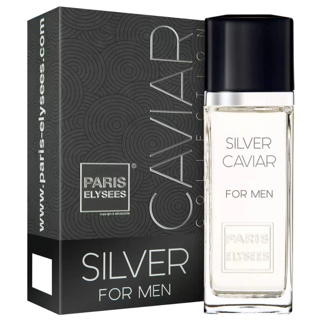 Silver Caviar Paris Elysees Caviar Collection Perfume Masculino de 100 ml - Paris Elysees Atacado