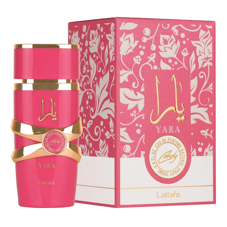 Yara Candy Lattafa Perfume Feminino EDP 100mL - Perfumes Árabes Lattafa no Atacado