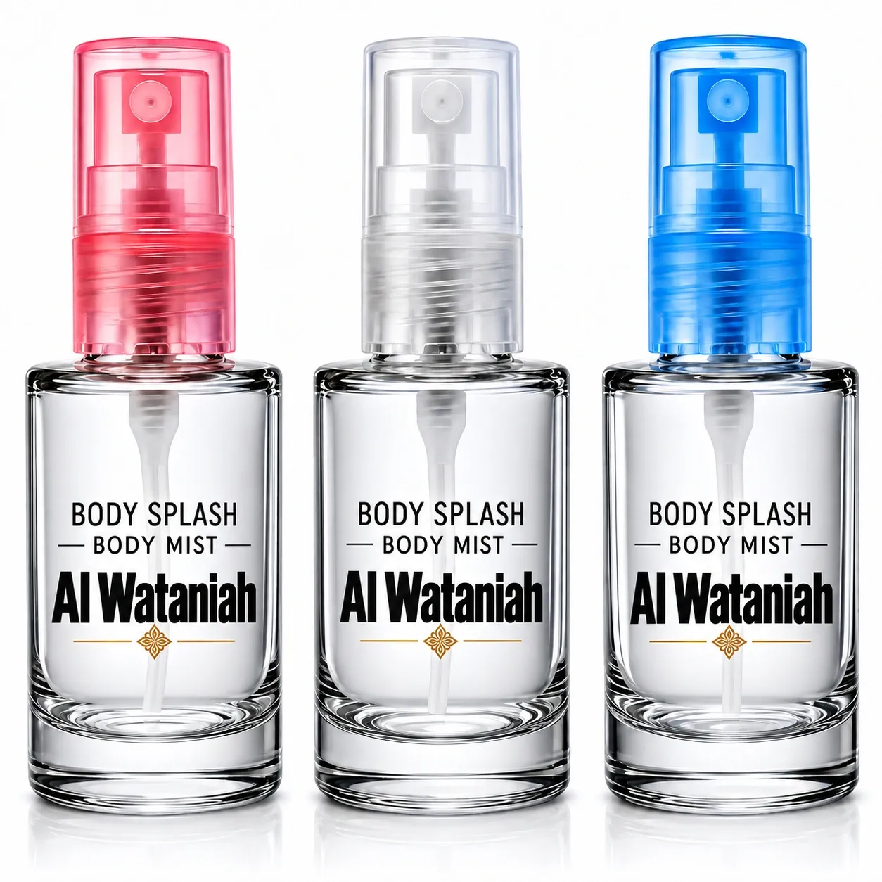 Amostra - Demonstrador de Body Splash Body Mist Al Wataniah 10 Ml com Spray