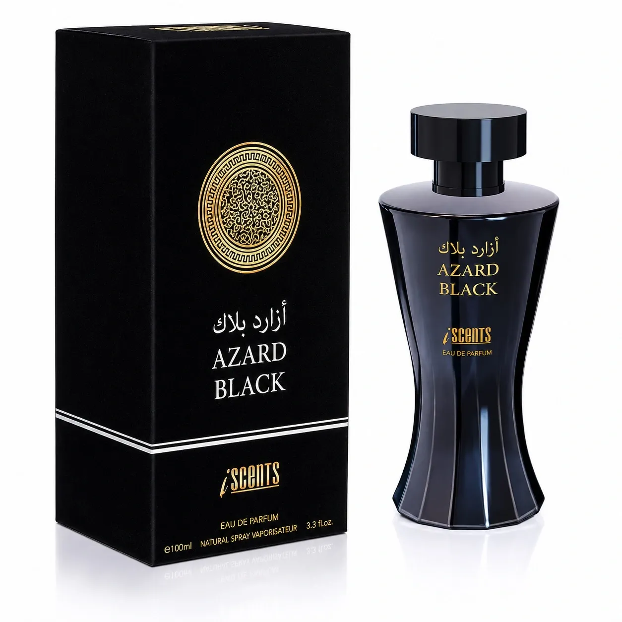 Azard Black I-Scents Perfume Masculino EDT 100ml - IScents Atacado