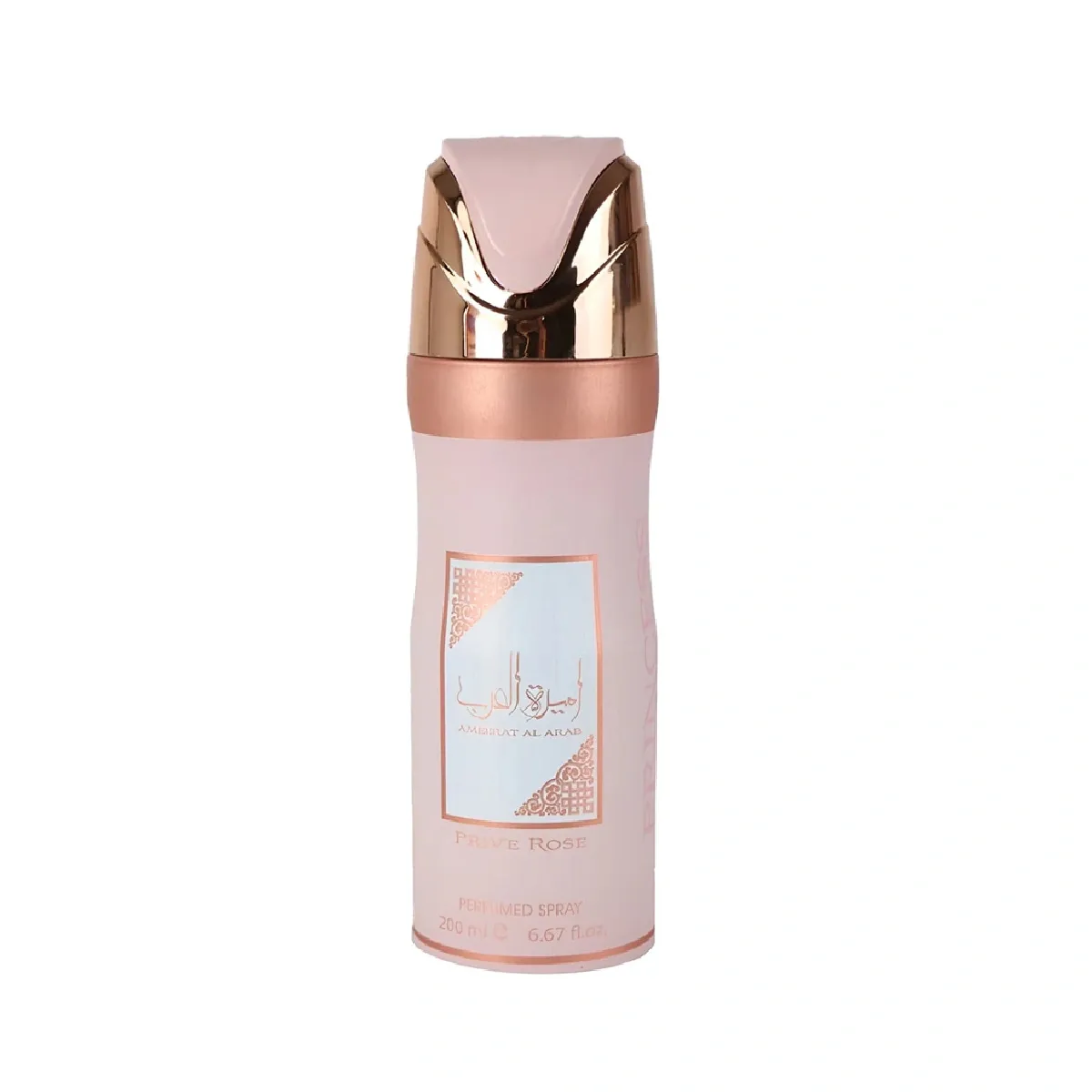 Desodorante Ameerat Al Arab Prive Rosé Lattafa Feminino 200ml - Perfumes Árabes Lattafa no Atacado