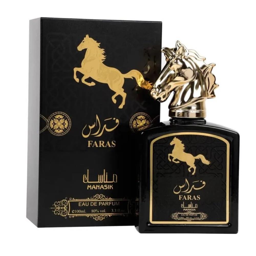 Faras Manasik Perfume Árabe Masculino EDP 100 ml - Manasik Atacado