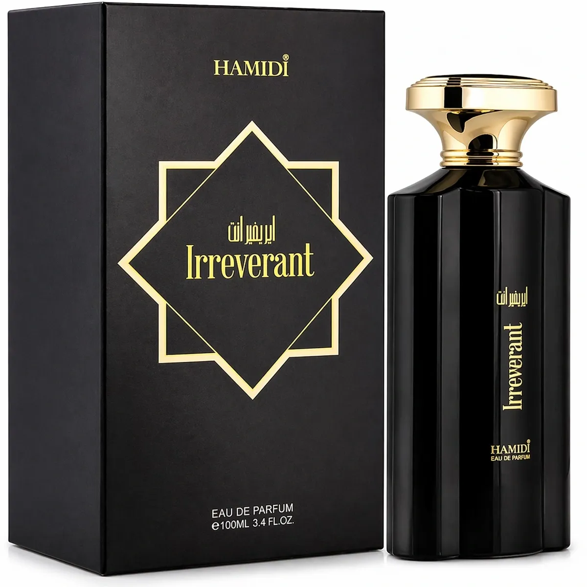 Irreverant Hamidi EDP Perfume Árabe Feminino de 100ml - Perfumes Árabes Hamidi no atacado