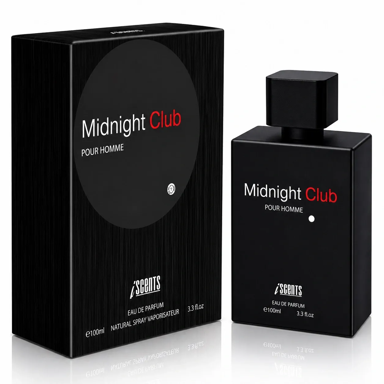 Midnight Club I-Scents Perfume Masculino EDT 100ml - IScents Atacado
