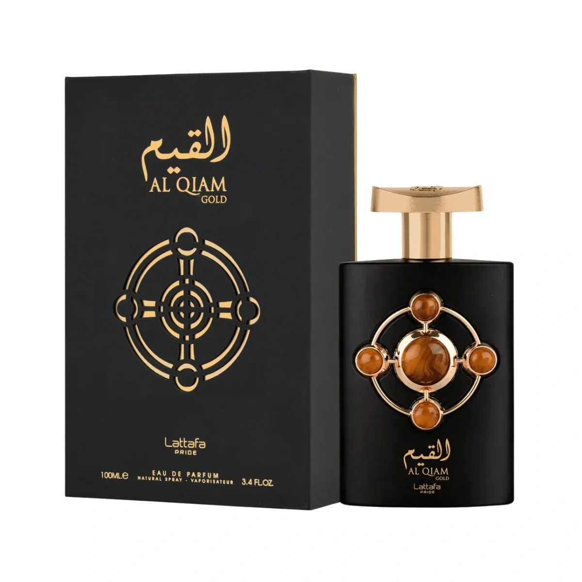 Perfume Árabe Al Qiam Gold Lattafa Pride EDP - Perfume Masculino 100ml - Perfumes Árabes Lattafa no Atacado