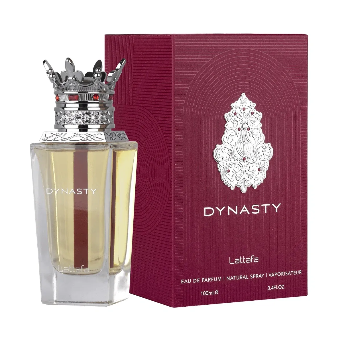 Perfume Árabe Dynasty Lattafa Eau de Parfum Unisex 100ml - Lattafa Atacado