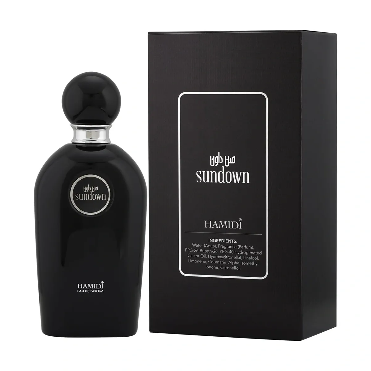 Sundown Hamidi EDP Perfume Árabe Unisex de 100ml - Perfumes Árabes Hamidi no atacado