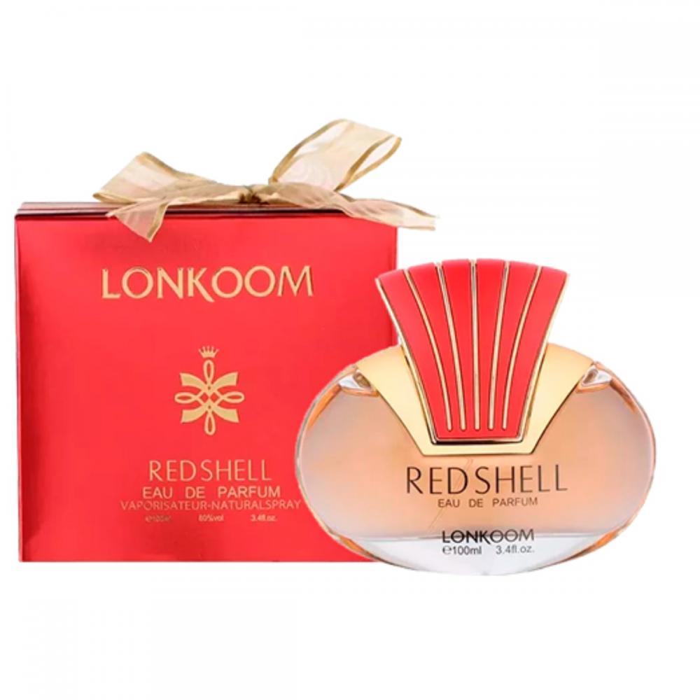 CAIXA SEM PLASTICO - Red Shell Lonkoom Perfume Feminino EDP 100ml - Lonkoom Atacado