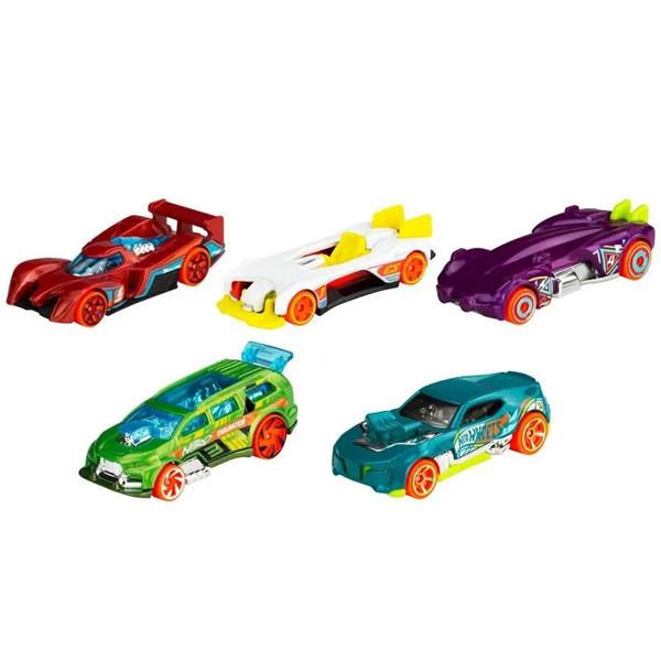 HOT WHEELS PACK 5 CARROS - HW ACTION - HTV45