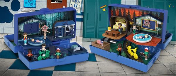 POLLY POCKET COLLECTOR STRANGER THINGS COMPACT PLAYSET EXCLUSIVO