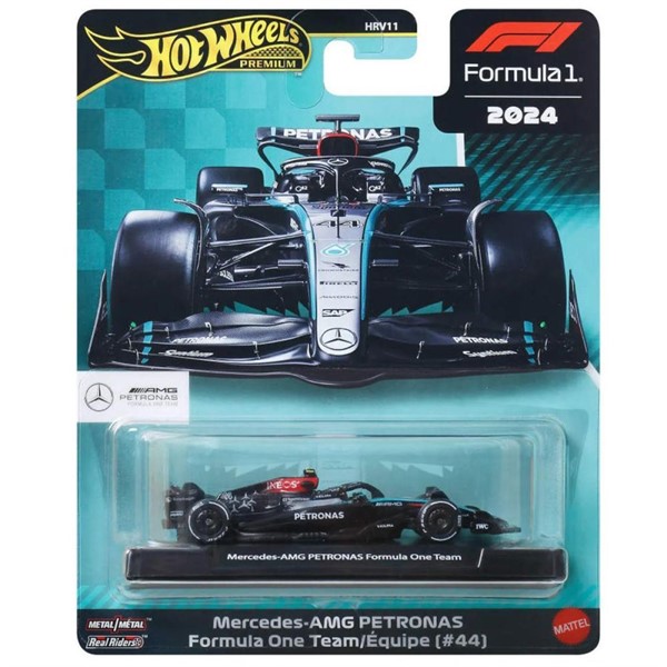 HOT WHEELS F1 2024 MERCEDES LEWIS HAMILTON #44 PREMIUM 1/64